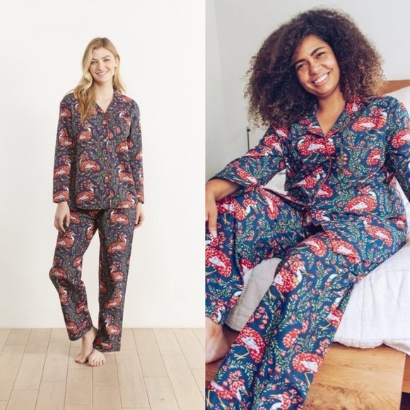 Anthropologie Other - ANTHROPOLOGIE Print Fresh Queen Lotus Sleep Set